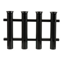 P03-064B     TACO 4-Rod Poly Rod Rack - Black     45924