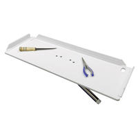 P01-2132W     TACO 32" Poly Filet Table w/Adjustable Gunnel Mount - White     45933