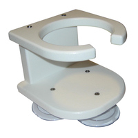 P01-2003W     TACO 1-Drink Poly Cup Holder - White     45937