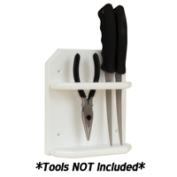 P01-1000W     TACO Poly Knife & Plier Holder - White     45938