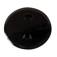 DP50-B     Beckson 5" Twist-Out Deck Plate - Black     46438