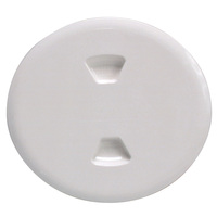DP50-W     Beckson 5" Twist-Out Deck Plate - White     46440