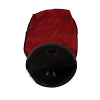 DP50BB     Beckson 5" Stow-Away Deck Plate - Black w/12" Bag     46445