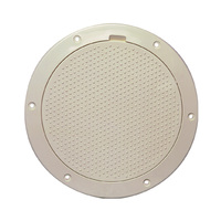 DP63-N     Beckson 6" Non-Skid Pry-Out Deck Plate - Beige     46451