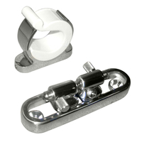 F16-2810-1     TACO  Stainless Steel Adjustable Reel Hanger Kit w/Rod Tip Holder - Adjusts from 1.875" - 3.875"     48332