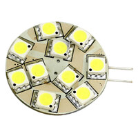 LLB-21TW-21-00     Lunasea G4 12 LED Side Pin Light Bulb - 12VAC or 10-30VDC 2W/140 Lumens - Warm White     48715