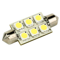LLB-186W-21-00     Lunasea Single-Sided 6 LED Festoon - 10-30VDC/1.5W/97 Lumens - Warm White     48721
