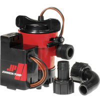 05903-00     Johnson Pump Cartridge Combo 1000GPH Auto Bilge Pump w/Switch - 12V     48745