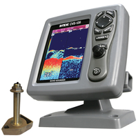 CVS-1266TH1     SI-TEX CVS-126 Dual Frequency Color Echo Sounder w/600kW Thru-Hull Transducer 1700/50/200T-CX     48865