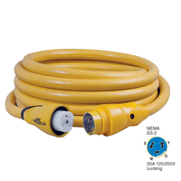 CS504-25     Marinco CS504-25 EEL 50A 125V/250V Shore Power Cordset - 25' - Yellow     49356
