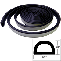 V30-0109B10-1     TACO Weather Seal - 10'L x ⅜"H x ⅝"W - Black     49547