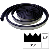 V30-0113B10-1     TACO Weather Seal - 10'L x ⅛"H x ⅜"W - Black     49548