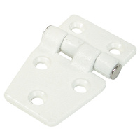 S-3033     Whitecap Shortside Door Hinge - White Nylon - 1-3/8" x 2-1/4"     50346