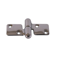S-991     Whitecap Take-Apart Hinge (Non-Locking) - CP/Brass - 3-7/8" x 2-1/16"     50357