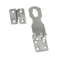 S-578C     Whitecap Fixed Safety Hasp - CP/Brass - 1" x 3"     50399