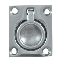 S-3360C     Whitecap Flush Pull Ring - CP/Brass - 1-1/2" x 1-3/4"     50429