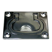 S-3364C     Whitecap Flush Pull Ring - CP/Brass - 3" x 2"     50433