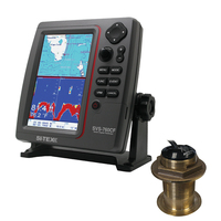 SVS-760CFB60-20     SI-TEX SVS-760CF Dual Frequency Chartplotter/Sounder w/ Navionics+ Flexible Coverage & Bronze 20 Degree Transducer     51393