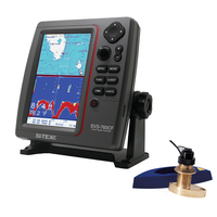 SVS-760CFTH2     SI-TEX SVS-760CF Dual Frequency Chartplotter/Sounder w/ Navionics+ Flexible Coverage & Bronze Thru-Hull Triducer     51394