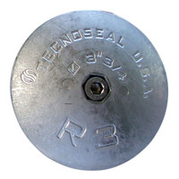 R3     Tecnoseal R3 Rudder Anode - Zinc - 3-3/4" Diameter     51616