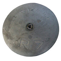 R7     Tecnoseal R7 Rudder Anode - Zinc - 6-1/2" Diameter     51619