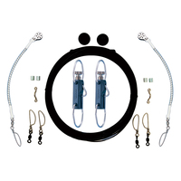 CA-0110-MO     Rupp Single Rigging Kit w/Klickers - Black Mono 160' Lines     52269