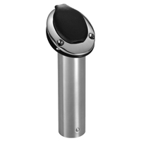 66470-7     Attwood Closed End Rod Holder - 30° - Black Insert     52295