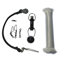 CA-0113     Rupp Center Rigging Kit w/Klickers - White Nylon 45'     53023