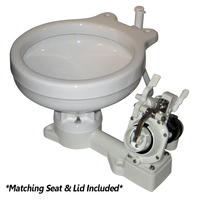 25M00     Raritan Fresh Head - Fresh Water Flush - Manual - Marine Size - Right Hand Operation     54063