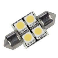 LLB-202C-21-00     Lunasea Pointed Festoon 4 LED Light Bulb - 31mm - Cool White     54516