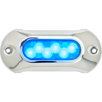 65UW06B-7     Attwood Light Armor Underwater LED Light - 6 LEDs - Blue     54558
