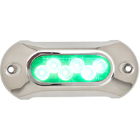 65UW06G-7     Attwood Light Armor Underwater LED Light - 6 LEDs - Green     54559