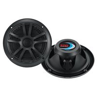 MR6B     Boss Audio MR6B 6.5" Dual Cone Marine Coaxial Speaker (Pair) - 180W - Black     54595