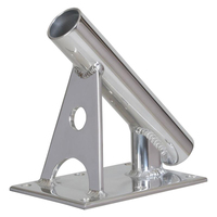 MX7003CR     Lee's MX Pro Series Fixed Angle Center Rigger Holder - 45° - 1.5" ID - Bright Silver     54867
