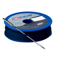 TY-KITBLU     Robline Waxed Tackle Yarn Whipping Twine Kit w/Needle - Dark Navy Blue - 0.8mm x 40M     55402