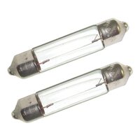 0070DP0CLR     Perko Double Ended Festoon Bulbs - 12V, 10W, .74A - Pair     55818