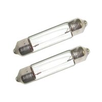 0071DP0CLR     Perko Double Ended Festoon Bulbs - 12V, 10W, .80A - Pair     55820