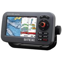 SVS-560CF     SI-TEX SVS-560CF Chartplotter - 5" Color Screen w/Internal GPS & Navionics+ Flexible Coverage     56187