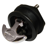 S-226BC     Whitecap T-Handle Latch - Chrome Plated Zamac/Black Nylon - Locking - Freshwater Use Only     56303