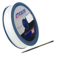 TY-KITW     Robline Waxed Tackle Yarn Whipping Twine Kit w/Needle - White - 0.8mm x 40M     57350