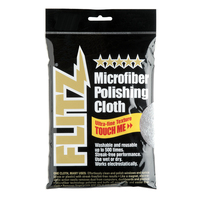 MC200     Flitz Microfiber Polishing Cloth - 16" x 16" - Single Bag     57648