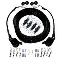 CA-0175-MO     Rupp Double Rigging Kit w/Lok-Ups & Nok-Outs - 260' Black Mono     59489