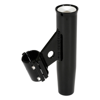 RA5002BK     Lee's Clamp-On Rod Holder - Black Aluminum - Vertical Mount - Fits 1.315 O.D. Pipe     59867