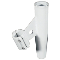 RA5004WH     Lee's Clamp-On Rod Holder - White Aluminum - Vertical Mount - Fits 1.900" O.D. Pipe     59962