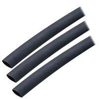 304103     Ancor Adhesive Lined Heat Shrink Tubing (ALT) - 3/8" x 3" - 3-Pack - Black     60055