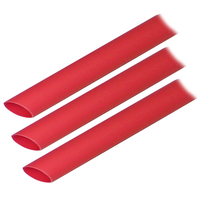 305603     Ancor Adhesive Lined Heat Shrink Tubing (ALT) - 1/2" x 3" - 3-Pack - Red     60070