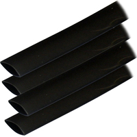 306106     Ancor Adhesive Lined Heat Shrink Tubing (ALT) - 3/4" x 6" - 4-Pack - Black     60074