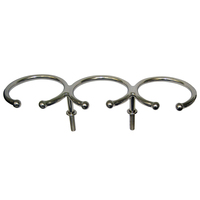 S-3514     Whitecap Top Mount Ring SS Cup Holder - 3-Drink - Stud Mount     60634