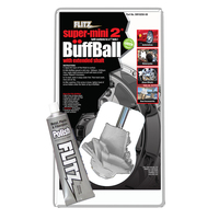 SM 10250-50     Flitz Buff Ball - Super Mini 2" - White w/1.76oz Tube Flitz Polish     61469
