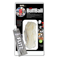 PB 101-50     Flitz Buff Ball - Large 5" - White w/1.76oz Tube Flitz Polish     61567
